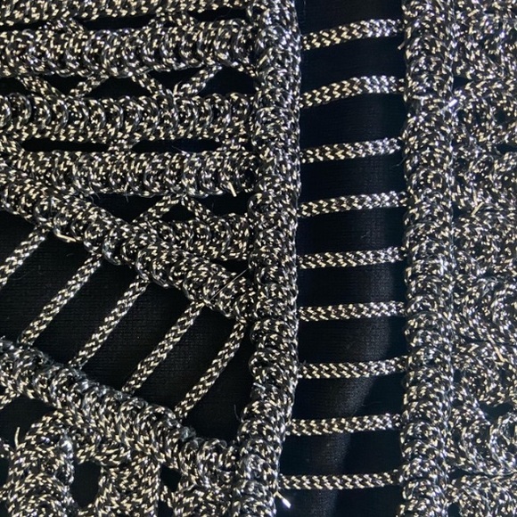 Maje Silver Embroidered Mini Skirt - Picture 4 of 6